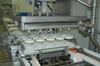 Fabrication du fromage - Extraction des fromages frais hors des moules